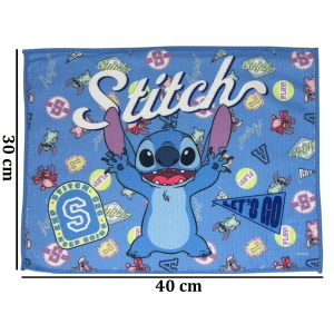 TOVAGLIETTA STITCH DISNEY IN TESSUTO DA COLAZIONE PRANZO CM.40X30- LST1350-B