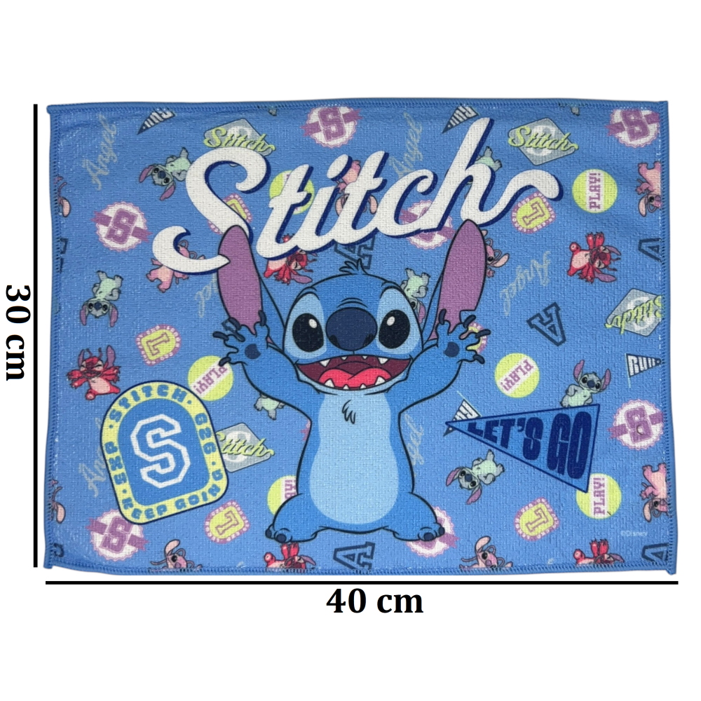 TOVAGLIETTA STITCH DISNEY IN TESSUTO DA COLAZIONE PRANZO CM.40X30- LST1350-B