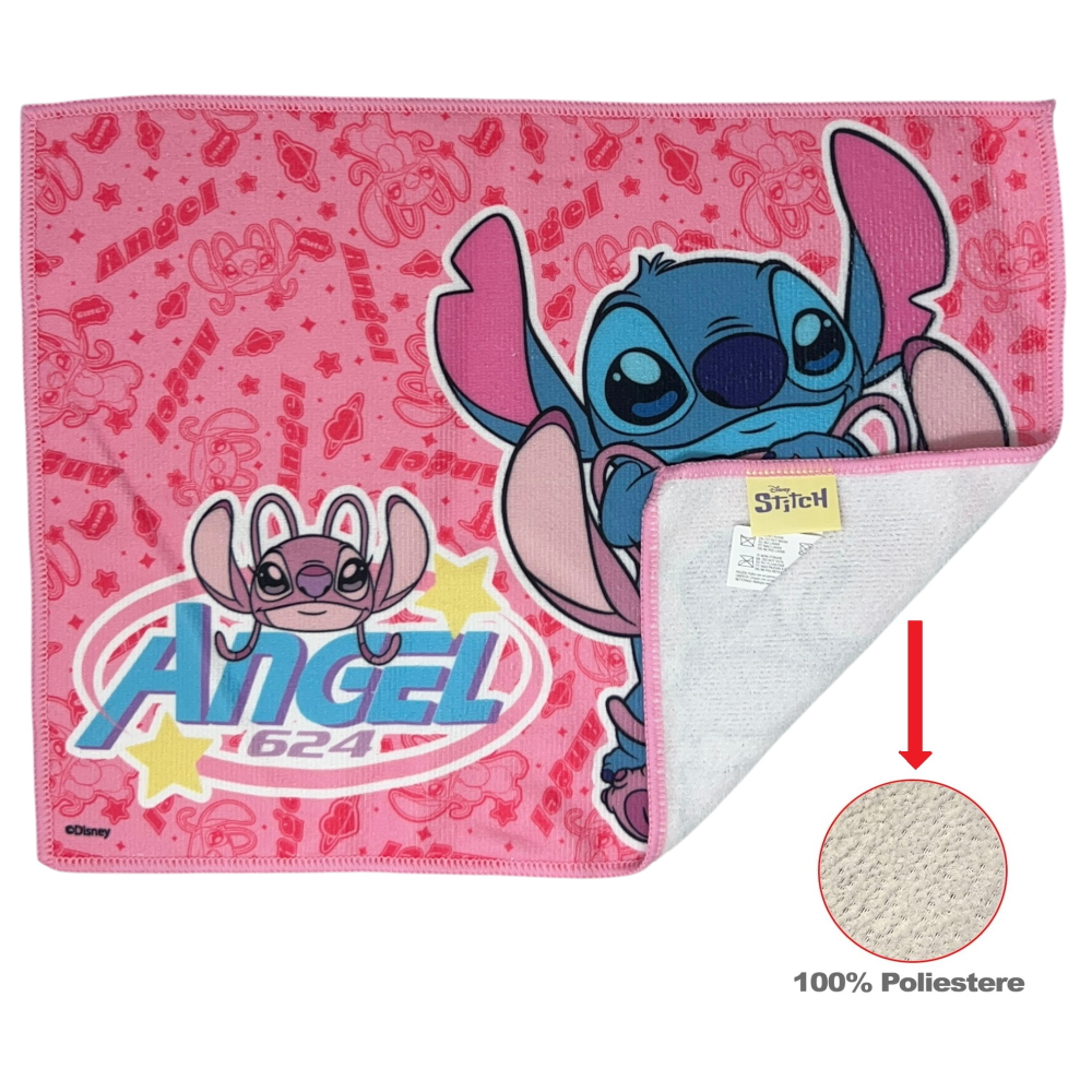 TOVAGLIETTA STITCH DISNEY IN TESSUTO DA COLAZIONE PRANZO CM.40X30- LST1350-G