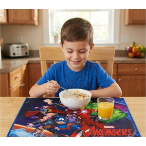 TOVAGLIETTA AVENGERS MARVEL IN TESSUTO DA COLAZIONE PRANZO CM.40X30- AV1350
