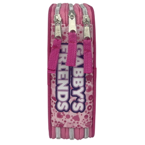 ASTUCCIO MULTISCOMPARTO GABBY'S DOLLHOUSE 3 ZIP PER LA SCUOLA PORTACOLORI GIOTTO - GAB37-6468