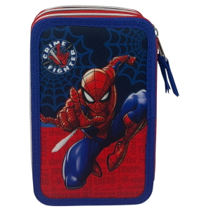 ASTUCCIO MULTISCOMPARTO SPIDERMAN MARVEL 3 ZIP PER LA SCUOLA PORTACOLORI GIOTTO - SPI37-6268