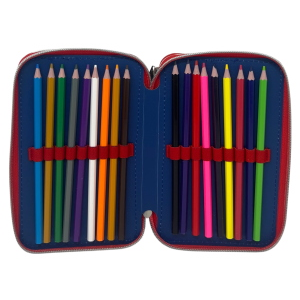 ASTUCCIO MULTISCOMPARTO SONIC 3 ZIP PER LA SCUOLA PORTACOLORI GIOTTO - SON37-6470
