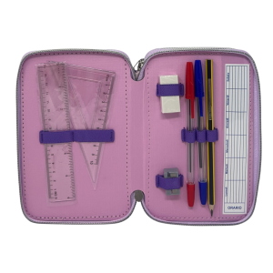 ASTUCCIO MULTISCOMPARTO FROZEN DISNEY 3 ZIP PER LA SCUOLA PORTACOLORI GIOTTO - FRO37-6469
