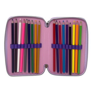 ASTUCCIO MULTISCOMPARTO FROZEN DISNEY 3 ZIP PER LA SCUOLA PORTACOLORI GIOTTO - FRO37-6469