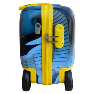TROLLEY DA VIAGGIO CAVALCABILE BATMAN VALIGIA IN ABS TRAINABILE CON 4 RUOTE - L06890MC