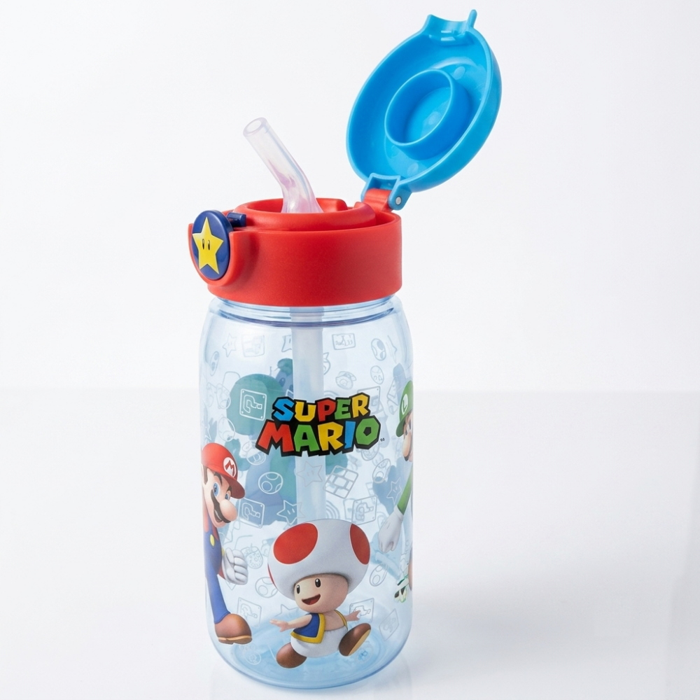 BORRACCIA POP-UP SUPER MARIO BOTTIGLIA IN PLASTICA RIUTILIZZABILE 510 ML - 78830