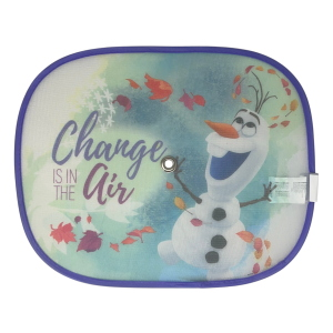 TENDINE PARASOLE LATERALI FROZEN DISNEY COPPIA DI TENDINE PER AUTO 44 X 35 CM PROTEZIONE RAGGI UV - 9322