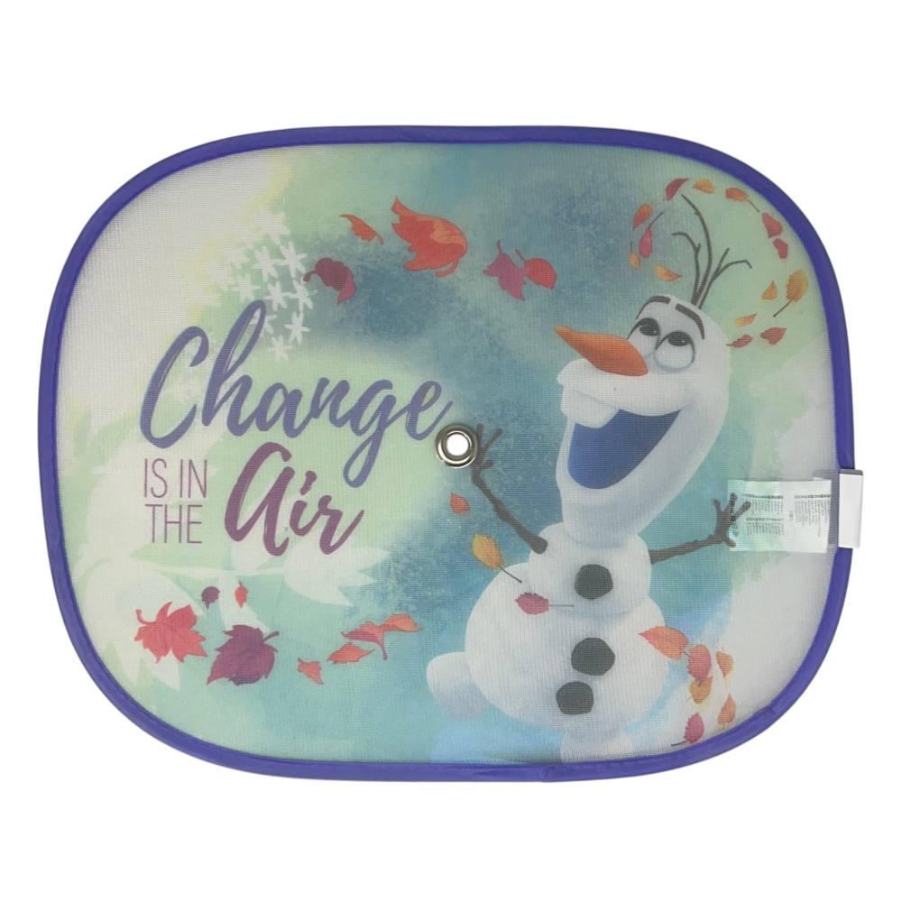 TENDINE PARASOLE LATERALI FROZEN DISNEY COPPIA DI TENDINE PER AUTO 44 X 35 CM PROTEZIONE RAGGI UV - 9322