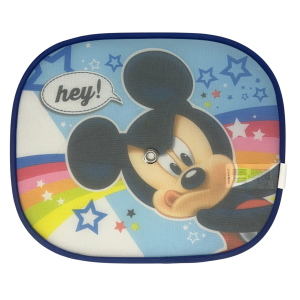 TENDINE PARASOLE LATERALI TOPOLINO DISNEY COPPIA DI TENDINE PER AUTO 44 X 35 CM PROTEZIONE RAGGI UV - 9313