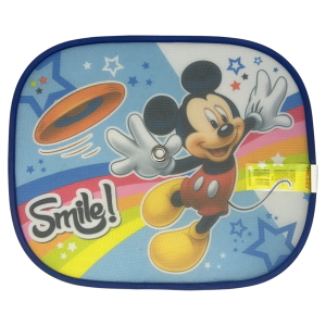TENDINE PARASOLE LATERALI TOPOLINO DISNEY COPPIA DI TENDINE PER AUTO 44 X 35 CM PROTEZIONE RAGGI UV - 9313
