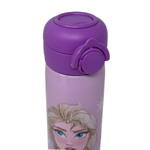 BORRACCIA TERMICA FROZEN DISNEY IN ACCIAIO INOX APERTURA POP-UP CON CANNUCCIA 500 ML - 40795684
