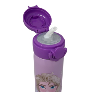 BORRACCIA TERMICA FROZEN DISNEY IN ACCIAIO INOX APERTURA POP-UP CON CANNUCCIA 500 ML - 40795684