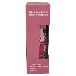 BORRACCIA TERMICA HELLO KITTY AND FRIENDS IN ACCIAIO INOX APERTURA POP-UP CON CANNUCCIA 500 ML - 40795812