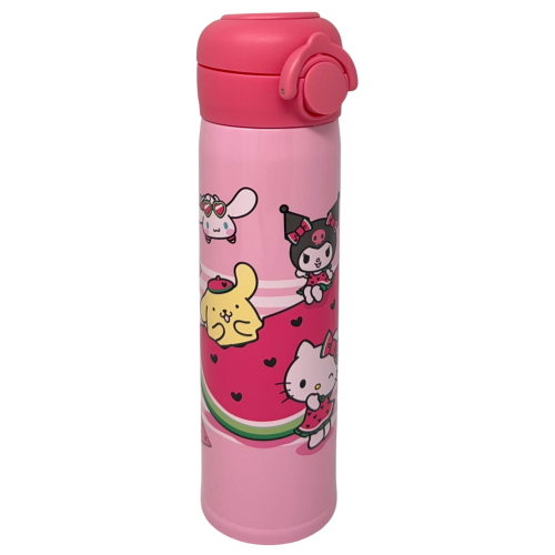 BORRACCIA TERMICA HELLO KITTY AND FRIENDS IN ACCIAIO INOX APERTURA POP-UP CON CANNUCCIA 500 ML - 40795812