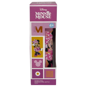 BORRACCIA TERMICA MINNIE DISNEY IN ACCIAIO INOX APERTURA POP-UP CON CANNUCCIA 500 ML - 40795680