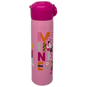 BORRACCIA TERMICA MINNIE DISNEY IN ACCIAIO INOX APERTURA POP-UP CON CANNUCCIA 500 ML - 40795680