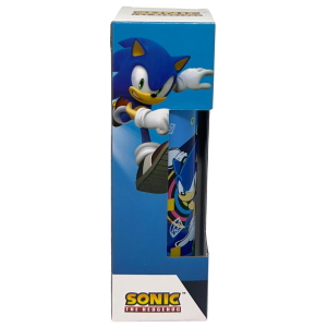 BORRACCIA TERMICA SONIC THE HEDGEHOG IN ACCIAIO INOX APERTURA POP-UP CON CANNUCCIA 500 ML - 40795829