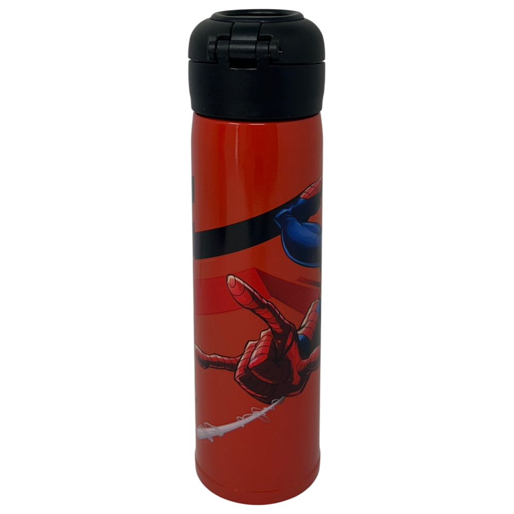 BORRACCIA TERMICA SPIDERMAN MARVEL IN ACCIAIO INOX APERTURA POP-UP CON CANNUCCIA 500 ML - 40795683