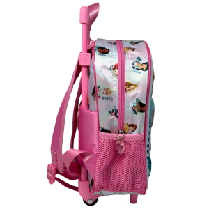 ZAINO ASILO TROLLEY 3D PRINCIPESSE DISNEY ZAINETTO 34 CM CON CARRELLO PER SCUOLA MATERNA - 08431