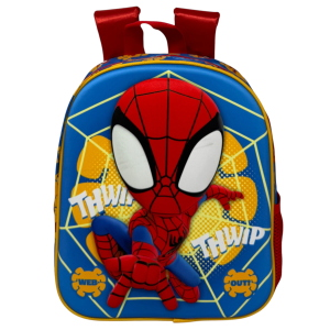 ZAINO ASILO 3D SPIDEY MARVEL BORSA 31 CM PER SCUOLA MATERNA O TEMPO LIBERO - 09569