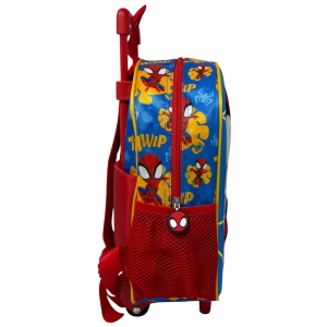 ZAINO ASILO TROLLEY 3D SPIDEY MARVEL ZAINETTO 34 CM CON CARRELLO PER SCUOLA MATERNA - 09572