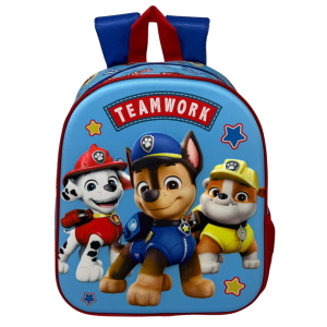 ZAINO ASILO 3D PAW PATROL BORSA 31 CM PER SCUOLA MATERNA O TEMPO LIBERO - 09573
