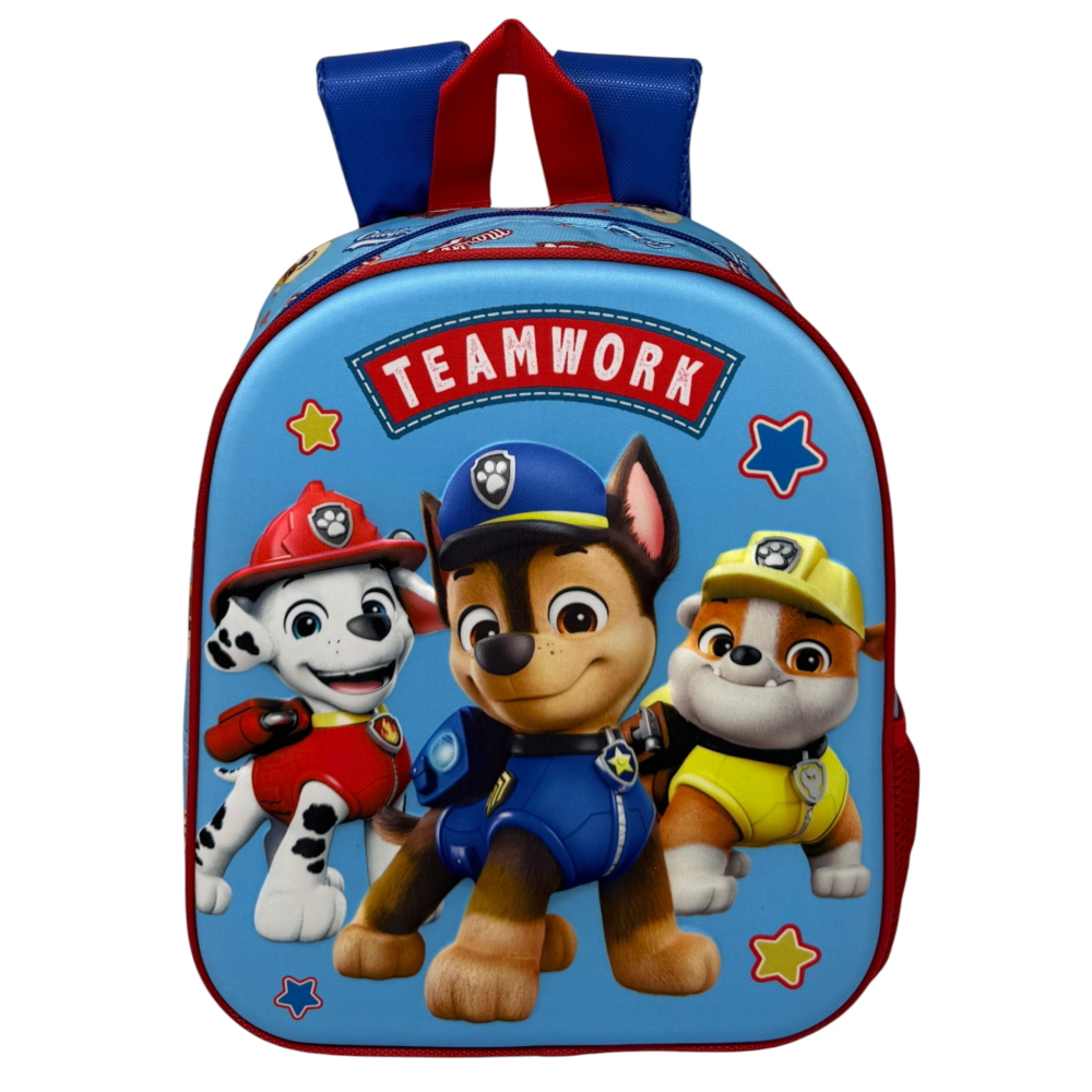 ZAINO ASILO 3D PAW PATROL BORSA 31 CM PER SCUOLA MATERNA O TEMPO LIBERO - 09573