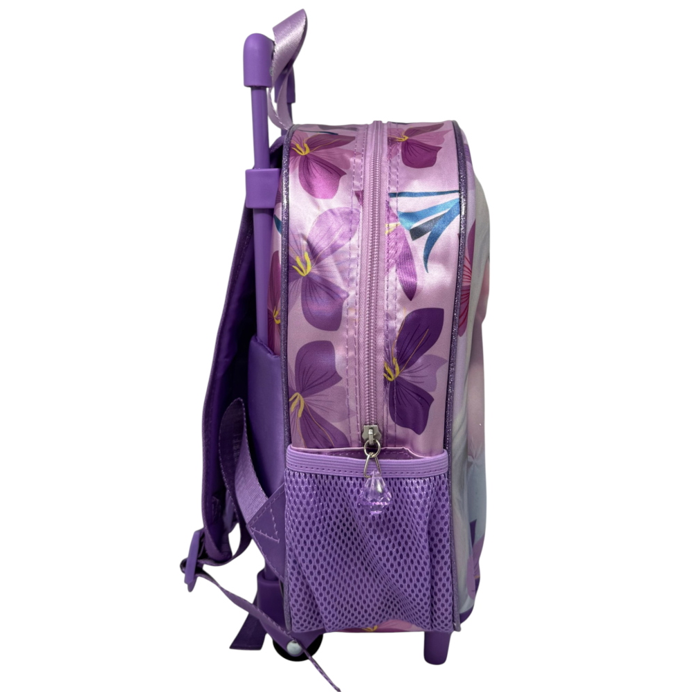 ZAINO ASILO TROLLEY 3D FROZEN DISNEY ZAINETTO 34 CM CON CARRELLO PER SCUOLA MATERNA - 09592