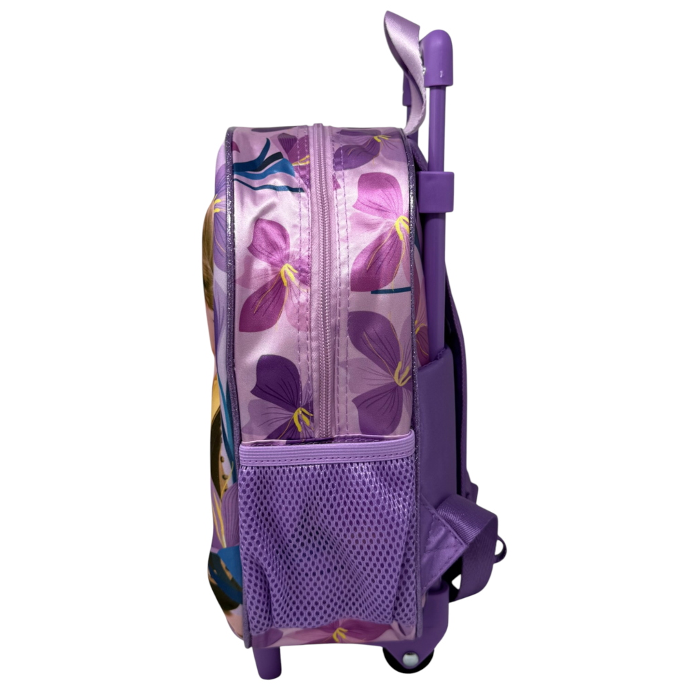 ZAINO ASILO TROLLEY 3D FROZEN DISNEY ZAINETTO 34 CM CON CARRELLO PER SCUOLA MATERNA - 09592