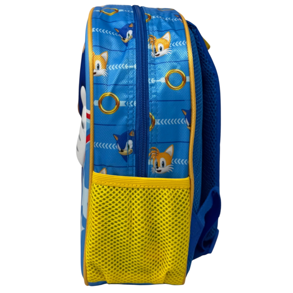 ZAINO ASILO 3D SONIC THE HEDGEHOG BORSA 31 CM PER SCUOLA MATERNA O TEMPO LIBERO - 09597