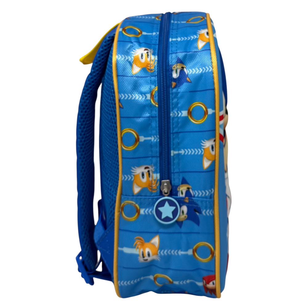 ZAINO ASILO 3D SONIC THE HEDGEHOG BORSA 31 CM PER SCUOLA MATERNA O TEMPO LIBERO - 09597