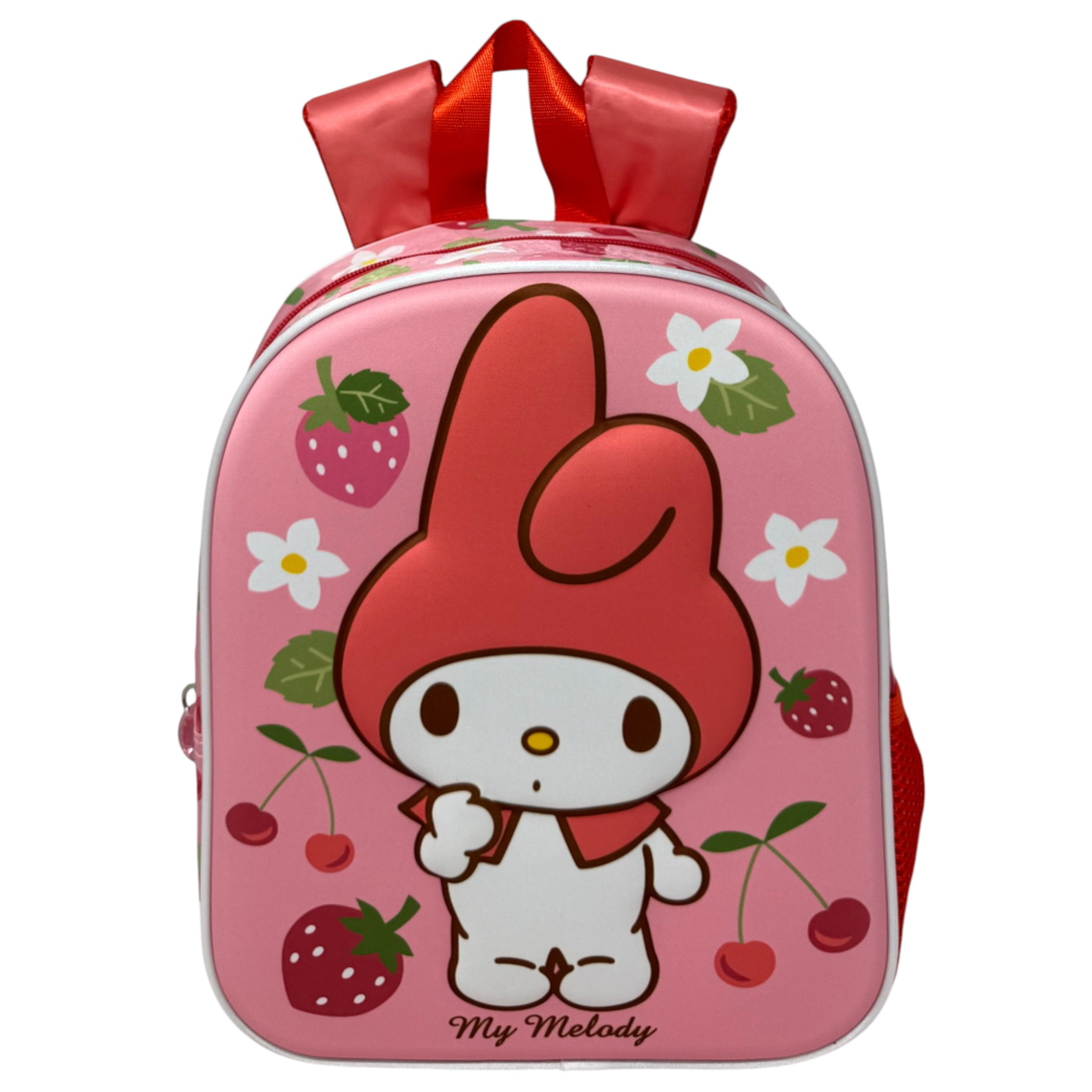 ZAINO ASILO 3D MY MELODY SANRIO BORSA 31 CM PER SCUOLA MATERNA O TEMPO LIBERO - 09645