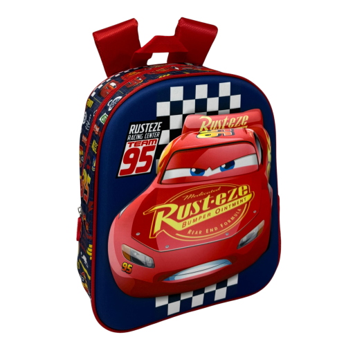 ZAINO ASILO 3D CARS DISNEY BORSA 31 CM PER SCUOLA MATERNA O TEMPO LIBERO - 09642