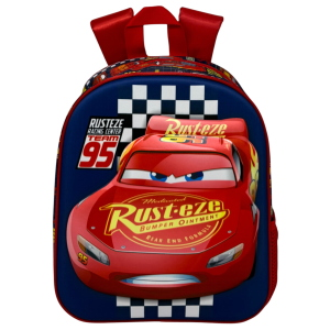 ZAINO ASILO 3D CARS DISNEY BORSA 31 CM PER SCUOLA MATERNA O TEMPO LIBERO - 09642
