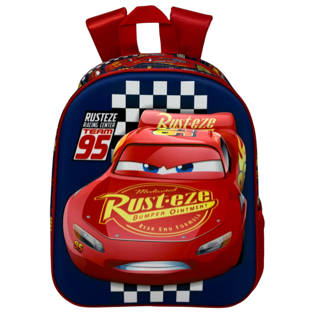 ZAINO ASILO 3D CARS DISNEY BORSA 31 CM PER SCUOLA MATERNA O TEMPO LIBERO - 09642