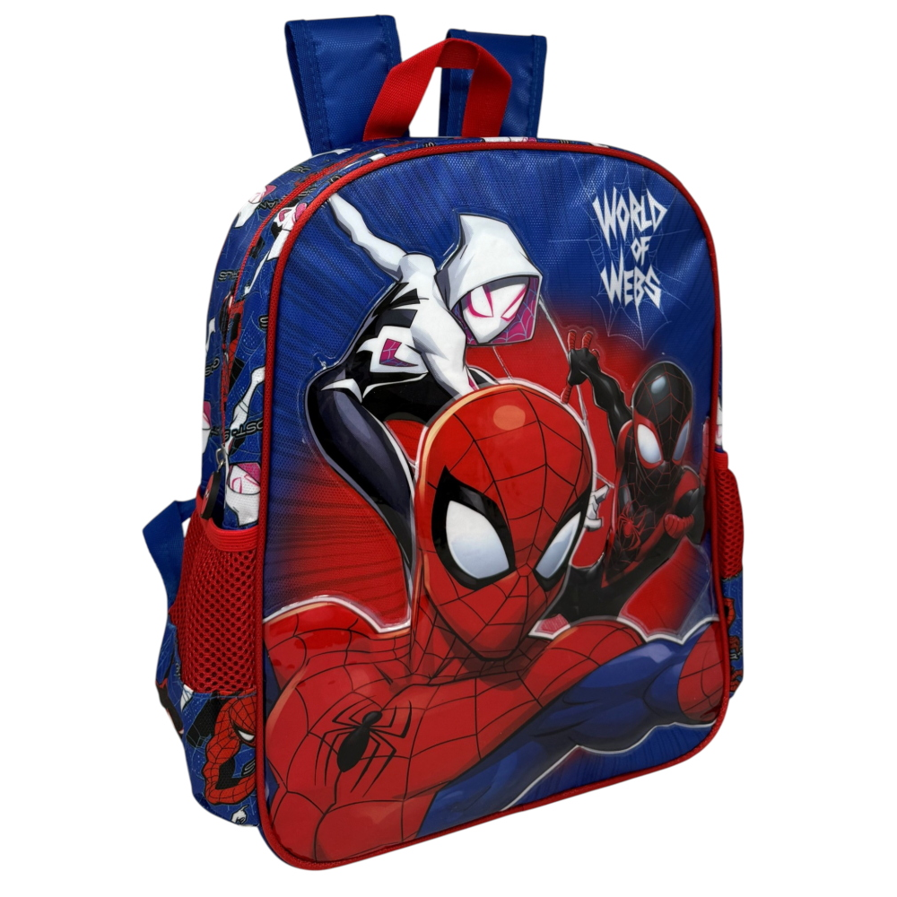 ZAINO SPIDERMAN MARVEL PER SCUOLA MATERNA BORSA 38 CM PER ASILO O TEMPO LIBERO - 09763
