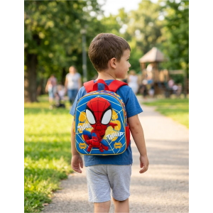 ZAINO ASILO 3D SPIDEY MARVEL BORSA 31 CM PER SCUOLA MATERNA O TEMPO LIBERO - 09569