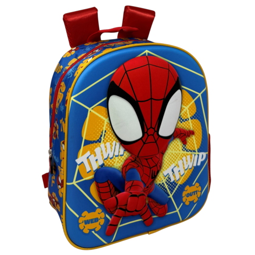 ZAINO ASILO 3D SPIDEY MARVEL BORSA 31 CM PER SCUOLA MATERNA O TEMPO LIBERO - 09569