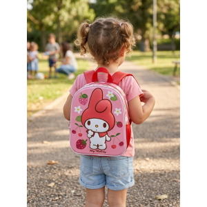 ZAINO ASILO 3D MY MELODY SANRIO BORSA 31 CM PER SCUOLA MATERNA O TEMPO LIBERO - 09645