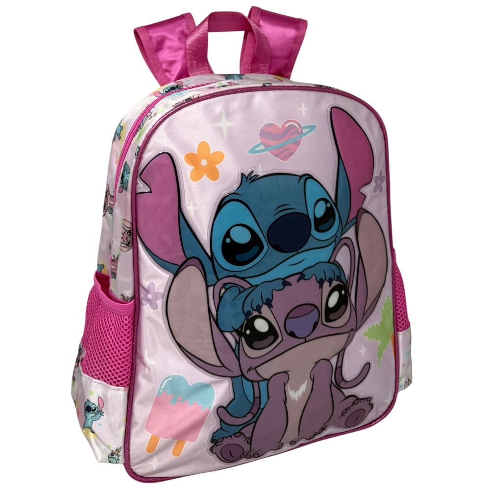 ZAINO STITCH DISNEY PER SCUOLA MATERNA BORSA 38 CM PER ASILO O TEMPO LIBERO - 09631