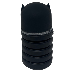TOMBOLINO IN SILICONE BATMAN ASTUCCIO ESTENSIBILE PORTA CANCELLERIA 20 CM - BA1266