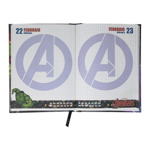 DIARIO AVENGERS MARVEL AGENDA 10 MESI SCUOLA ELEMENTARE MEDIA - AV1338