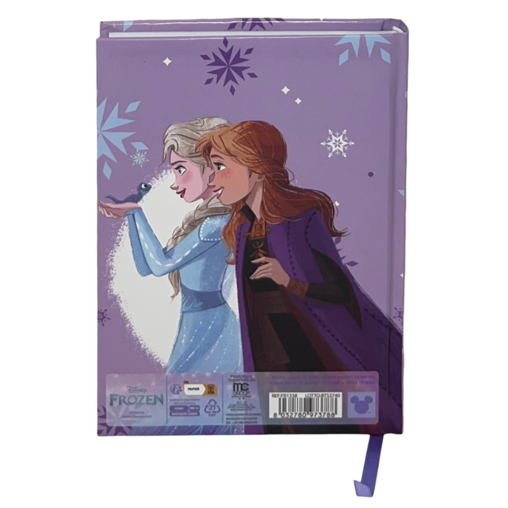 DIARIO FROZEN DISNEY AGENDA 10 MESI SCUOLA ELEMENTARE MEDIA - FR1338