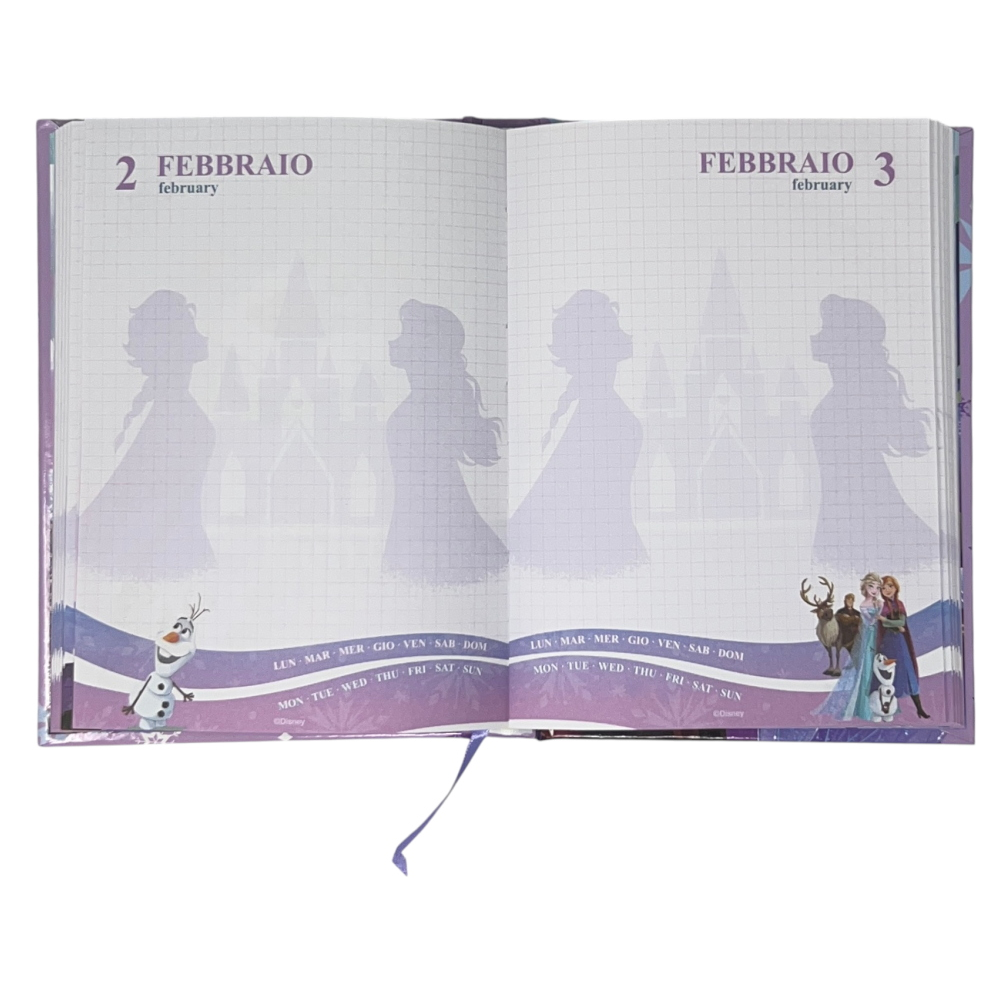 DIARIO FROZEN DISNEY AGENDA 10 MESI SCUOLA ELEMENTARE MEDIA - FR1338