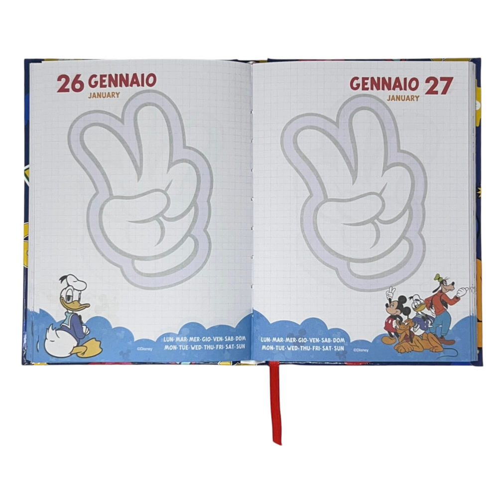 DIARIO TOPOLINO DISNEY AGENDA 10 MESI SCUOLA ELEMENTARE MEDIA - MIC1338