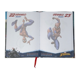 DIARIO SPIDERMAN MARVEL AGENDA 10 MESI SCUOLA ELEMENTARE MEDIA - SP1338