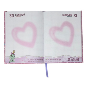 DIARIO STITCH DISNEY AGENDA 10 MESI SCUOLA ELEMENTARE MEDIA - LST1338-G