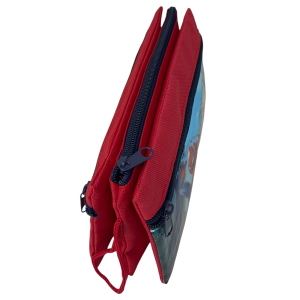 TOMBOLINO SPIDERMAN MARVEL 3 SCOMPARTI BUSTINA ASTUCCIO PORTACOLORI 22 CM - SP1337