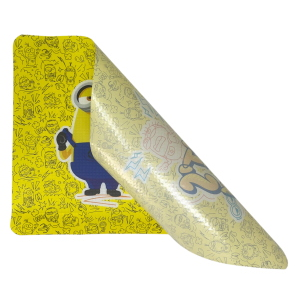 TOVAGLIETTA MINIONS CATTIVISSIMO ME IN PLASTICA MORBIDA ANTISCIVOLO RIPIEGABILE LAVABILE DA COLAZIONE PRANZO CM.44X30 - CI9137